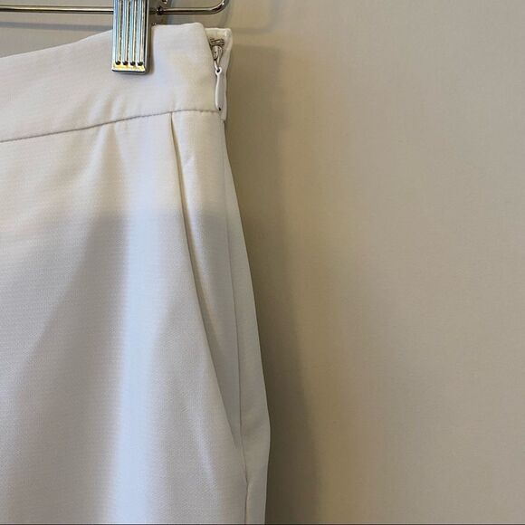 Nwt-le Château High Rise Wide Leg Ivory Trousers (Size:0) - Picture 6 of 11